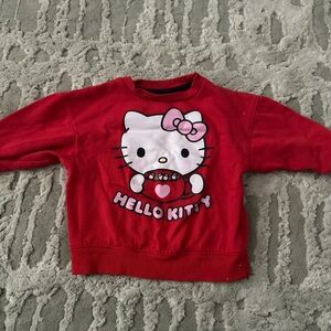 Hello Kitty Bright Red Kids Hoodie